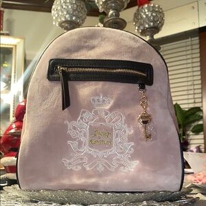 JUICY COUTURE Pink Brown Backpack!